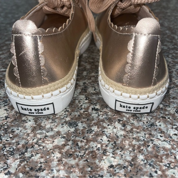 Kate Spade Lena Rose Gold Sneakers - Picture 5 of 9
